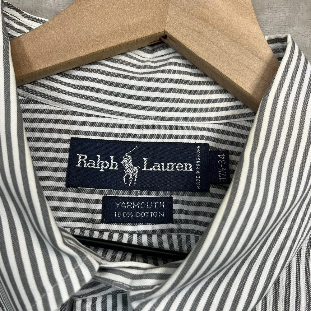 Polo Ralph Lauren Yarmouth Striped VTG Button Down Shirt 17.5-34